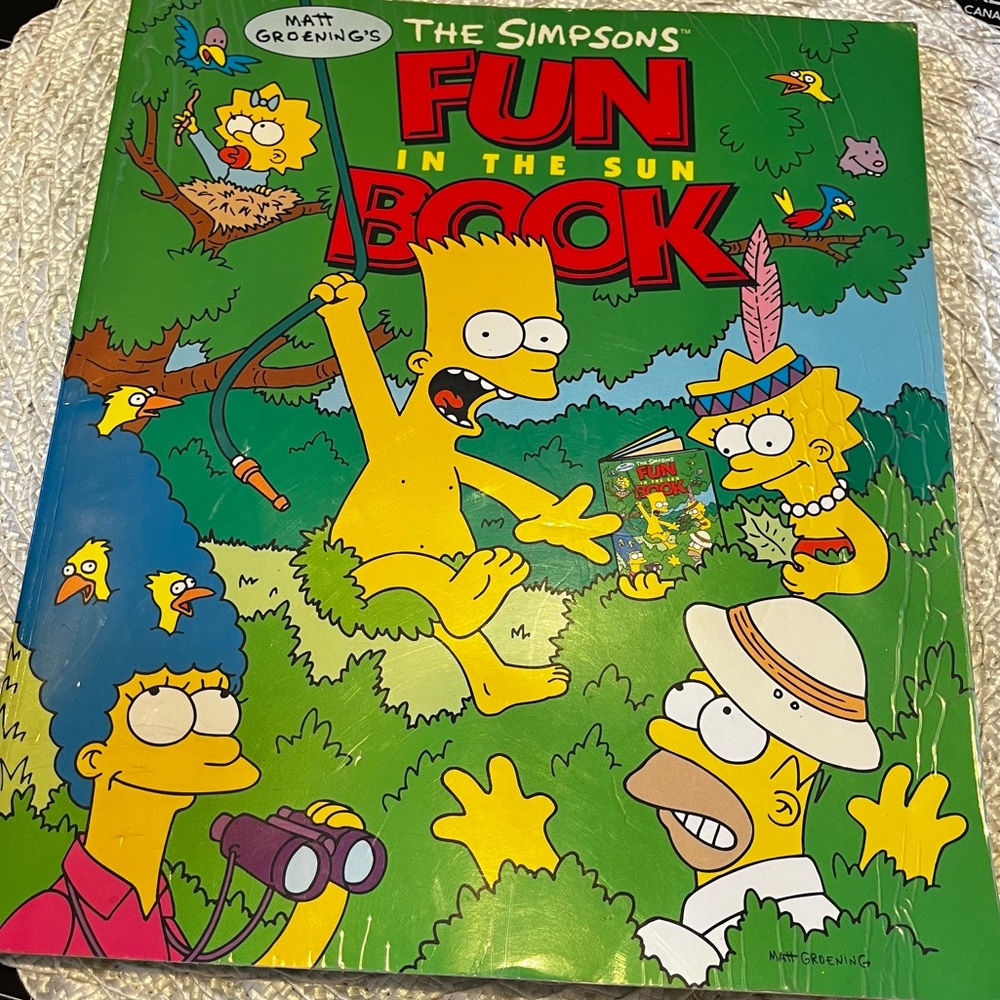 The Simpsons Fun in the Sun Book